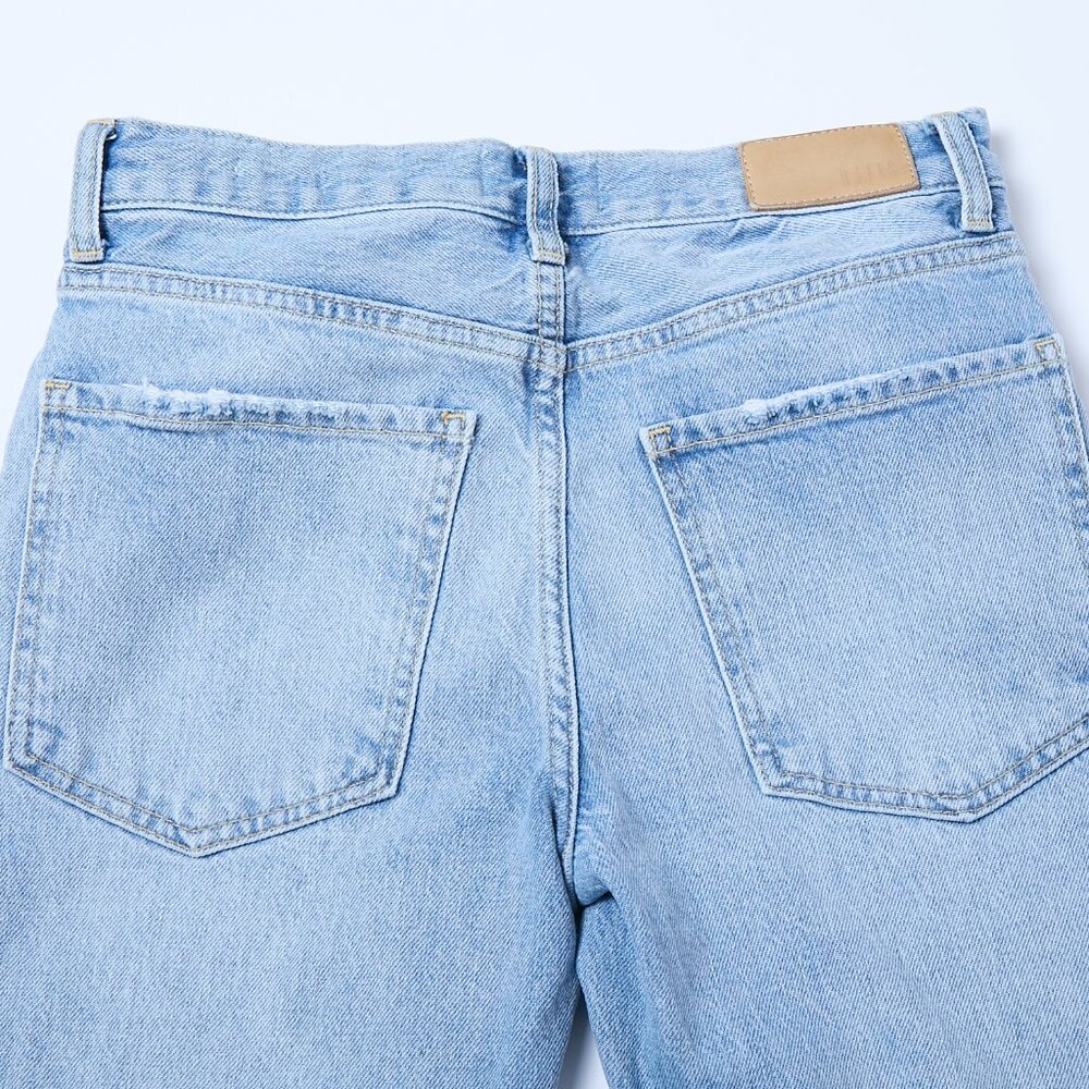 Rails Melrose Classic Slim High Waist Button Fly Straight Leg Light Wash Jeans - Picture 9 of 16